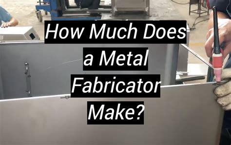 how m.juch do metal fabricators make|sheet metal fabricator salary.